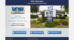 Desktop Screenshot of htfab.com